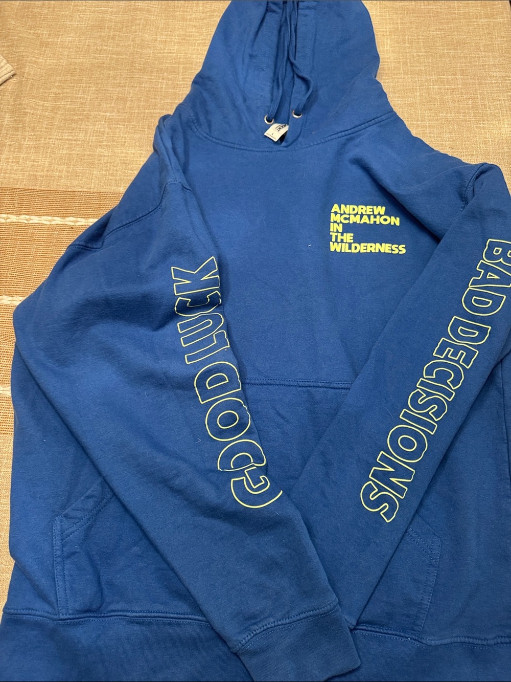 Andrew McMahon In The Wilderness Blue Logo Hoodie